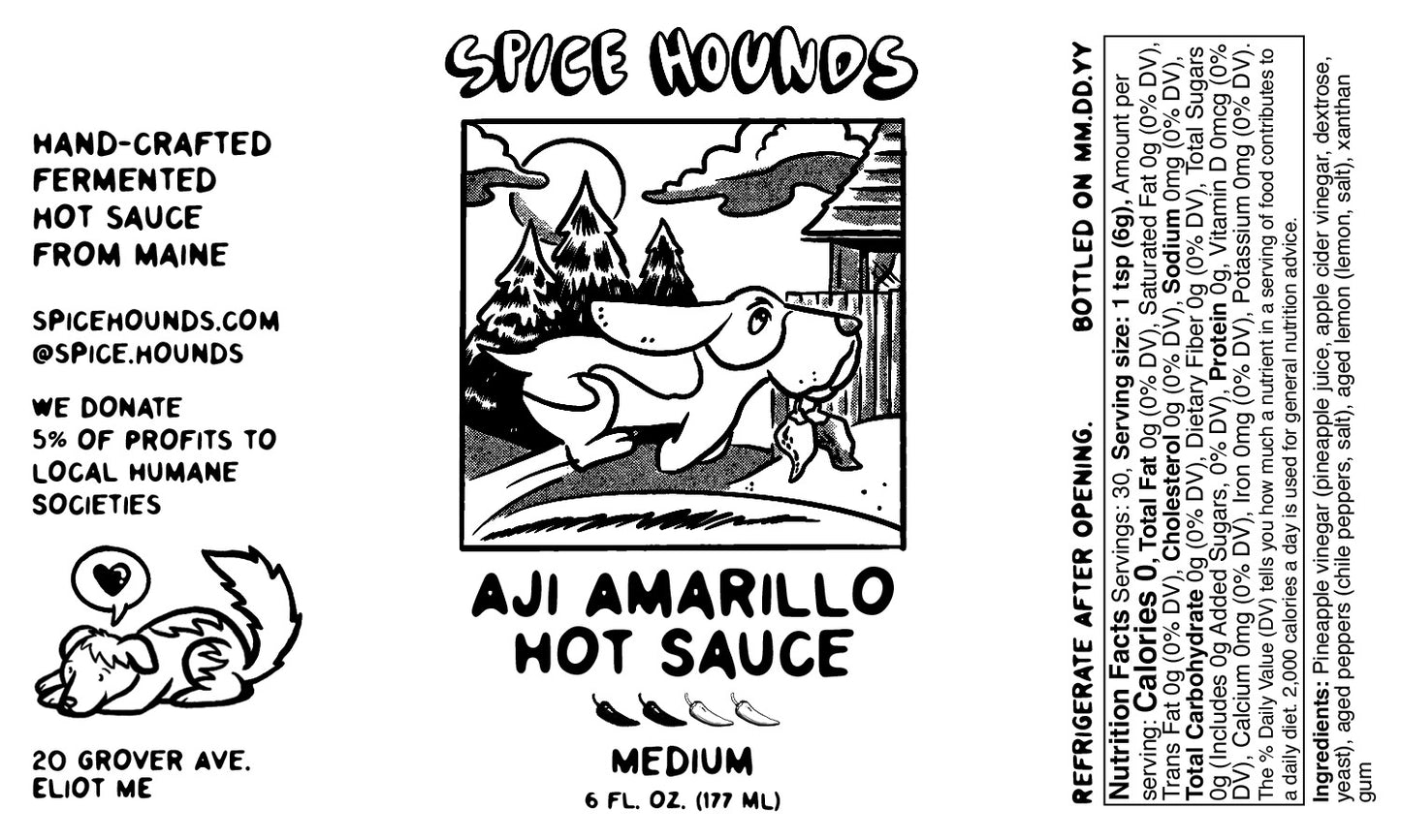 Aji Amarillo Hot Sauce (Medium)